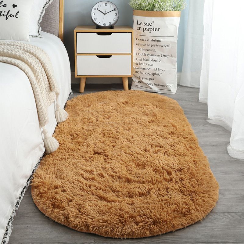 ALFOMBRA TAPETE PELUDITO OVALADO LISO P